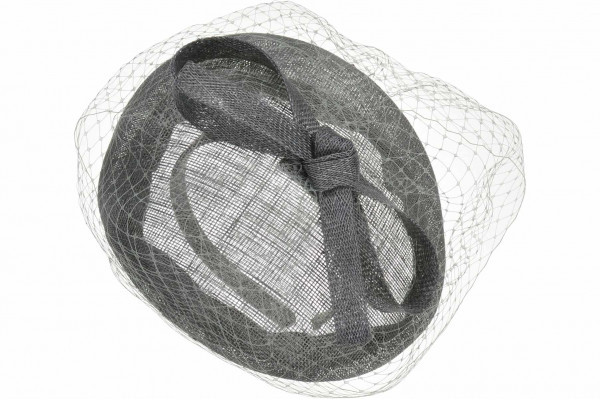 Sinamay Haarreif mit Schleier 55808-0Sinamay Haarreif mit Schleier 55808-0 aaa