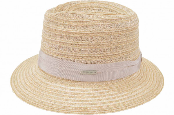 hemp braid fedora with ribbon trim 80380-1hemp braid fedora with ribbon trim 80380-1 aaa