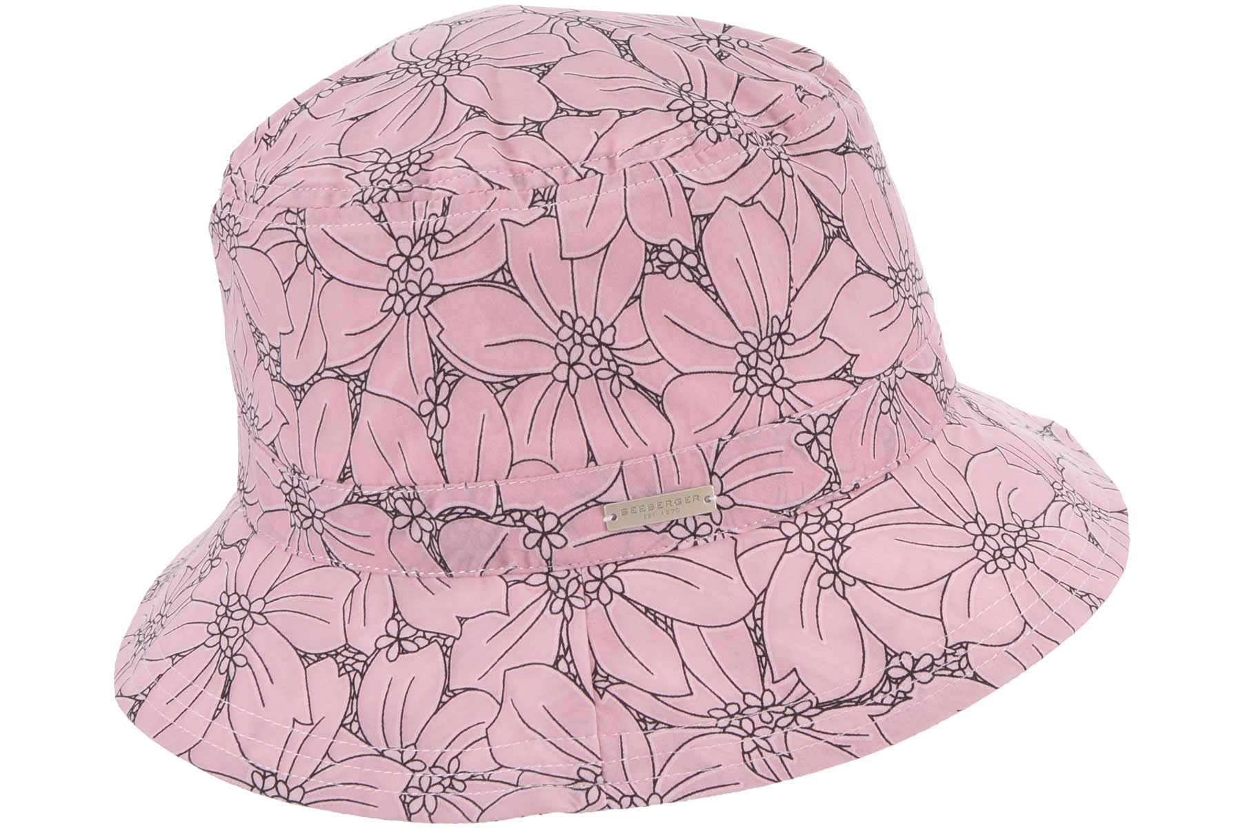 SEEBERGER Damen Stoff Cap »Baumwollmix Fischerhut mit Blumendruck 55205-0«  online kaufen bei SEEBERGER HATS
