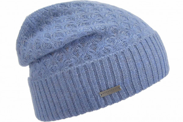 Strickmütze mit Aufschlag und Glanzgarn 19494-0Strickmütze mit Aufschlag und Glanzgarn 19494-0 aaa