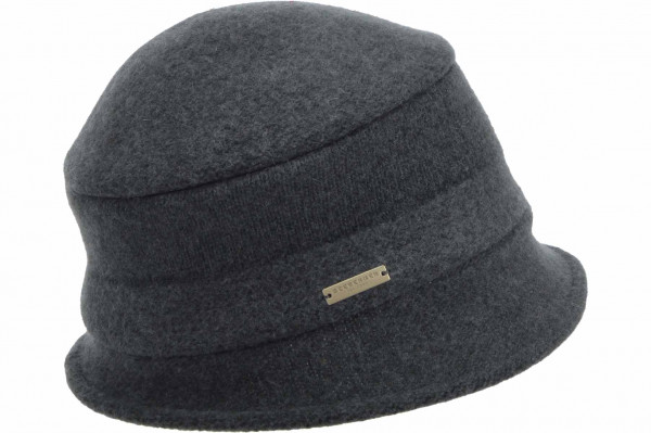 boiled wool cloche with shiny insert 19357-0boiled wool cloche with shiny insert 19357-0 aaa