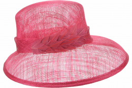 Sinamay Glocke mit Federgarnitur 55361-0