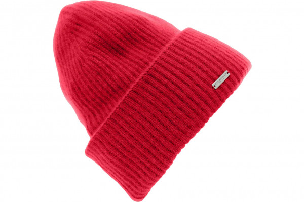 cashmere beanie with turn-up in fine rib structure 19586-0cashmere beanie with turn-up in fine rib structure 19586-0 aaa