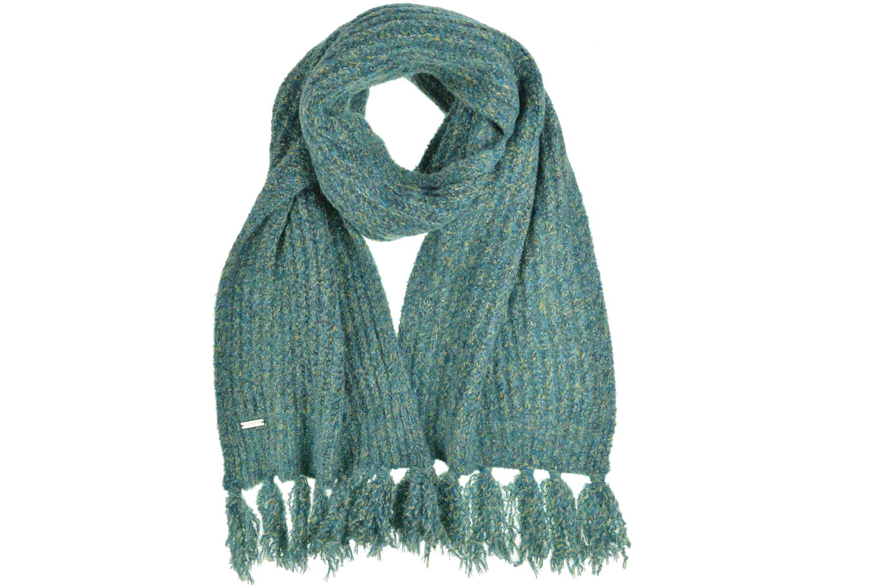 SEEBERGER women knit scarf »knit scarf with rib structure in rib with ...