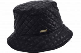 Leder Fischerhut gesteppt 19884-0