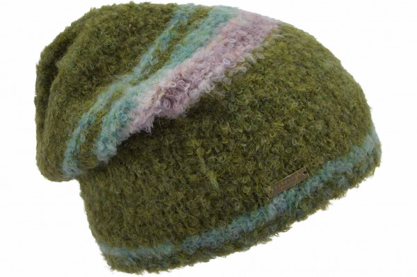 knit headsock in boucle yarn with stripe design 19705-0knit headsock in boucle yarn with stripe design 19705-0 aaa