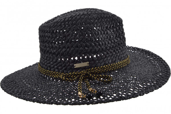 paper crochet fedora with chain detail 55697-1paper crochet fedora with chain detail 55697-1 aaa