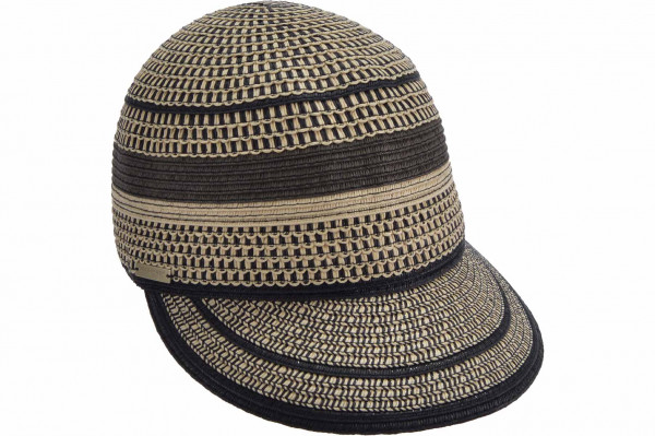 paperbraid mix cap 55580-0paperbraid mix cap 55580-0 black/khaki Orig aaa