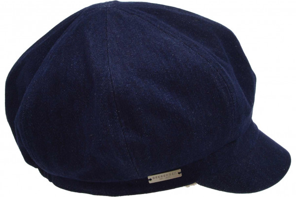 denim fabric balloon cap with fake fur detail 19755-0denim fabric balloon cap with fake fur detail 19755-0 aaa