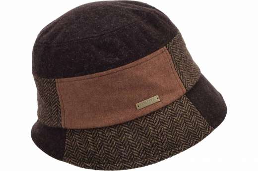 SEEBERGER women cut and sewn hat »velvet cloche with structure