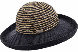 Raffiastroh Bolero mit Streifenmuster 55345-0