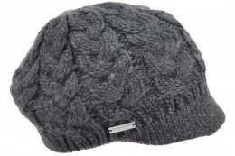 knit balloon cap in beautiful cabel pattern 18954-0