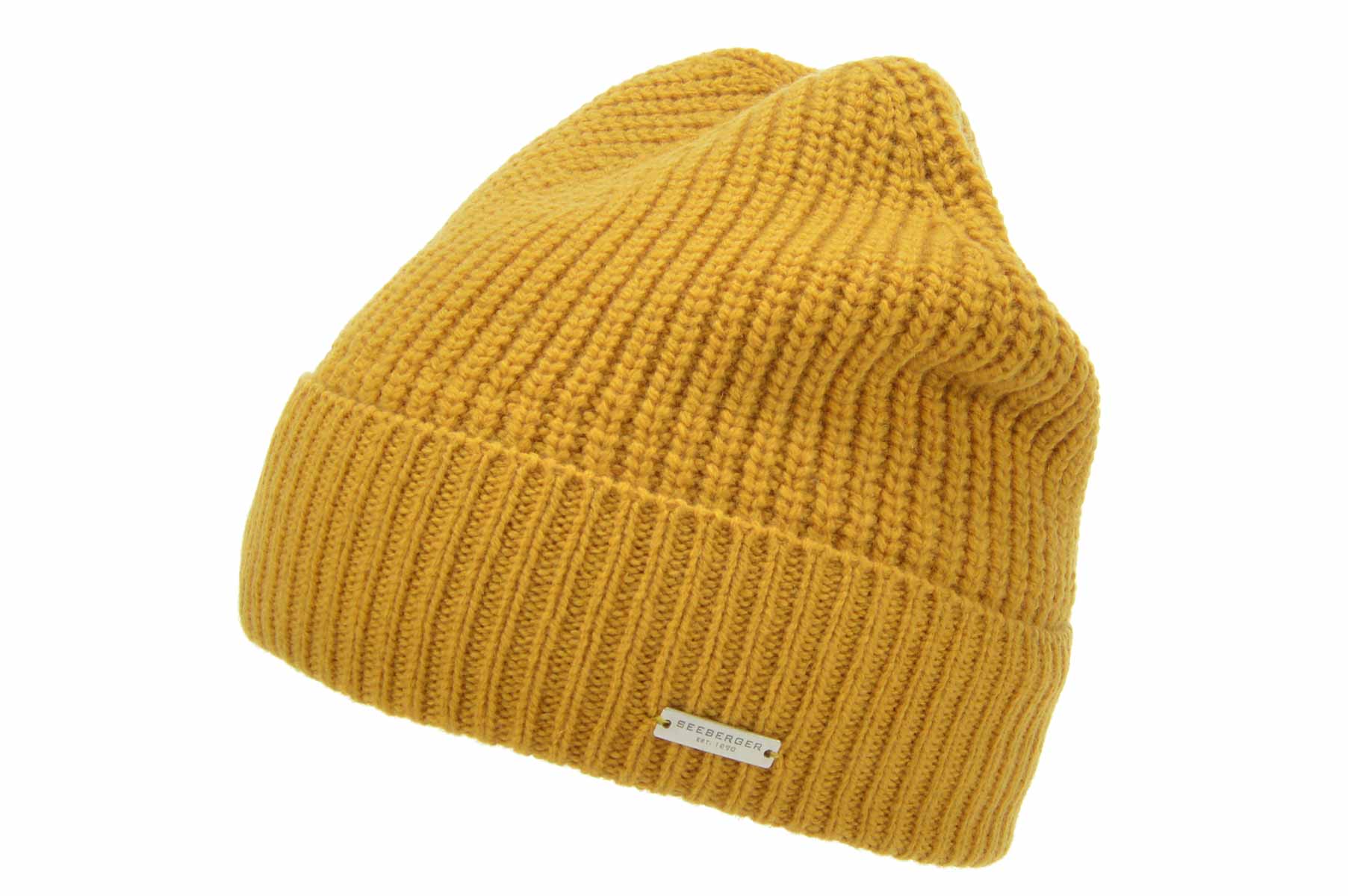 SEEBERGER men knit headwear »turn-up 