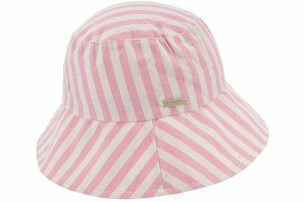 cotton mix bucket hat in stripe design 55153-0cotton mix bucket hat in stripe design 55153-0 aaa