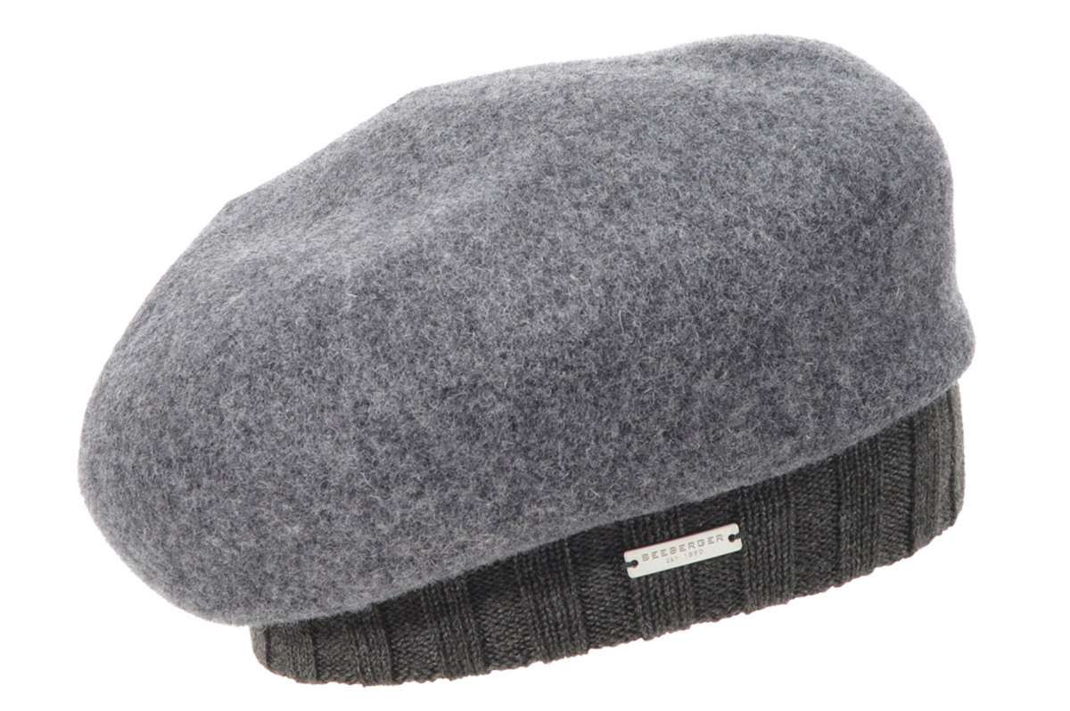 Seeberger Baskenmütze Damen - Rollrand Mütze Aus Baumwolle Für Sommer & Alltag