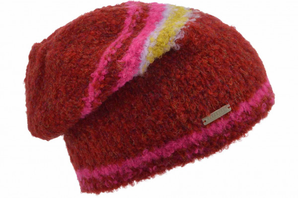 Strick Headsock in Bouclegarn mit Streifendesign 19705-0Strick Headsock in Bouclegarn mit Streifendesign 19705-0 aaa
