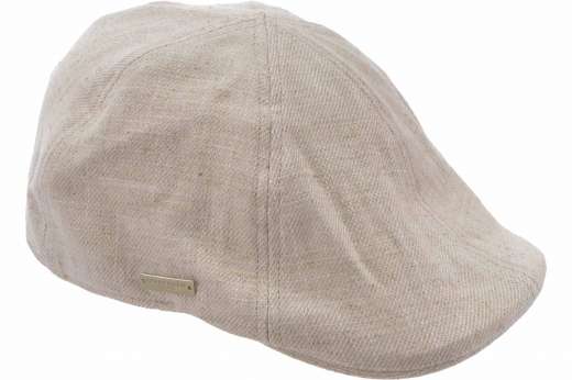 SEEBERGER Unisex Stoff Cap »Leinenbaumwollstoff Schiebermütze 