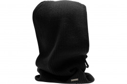 Cashmere Kapuzensturmhaube mit Rippenstruktur 19375-0