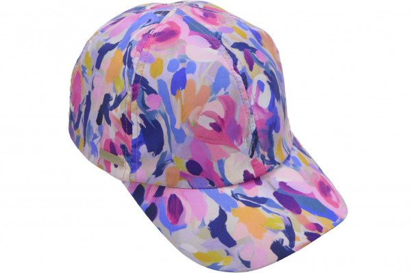 Baumwollstoff Baseballcap mit Blumendruck 55764-0Baumwollstoff Baseballcap mit Blumendruck 55764-0 aaa