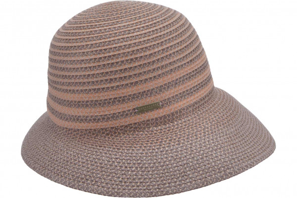 paper braid big cloche with stripes 55725-0paper braid big cloche with stripes 55725-0 aaa