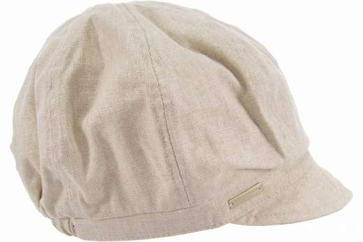 SEEBERGER Unisex Stoff Cap »Leinenbaumwollstoff Schiebermütze 