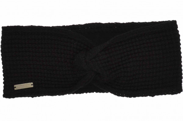 Strick Stirnband in weichem Garn 19690-0Strick Stirnband in weichem Garn 19690-0 schwarz Orig aaa