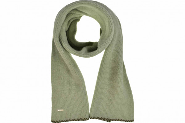 Strick Schal mit Handgesticktem Detail 19711-0Strick Schal mit Handgesticktem Detail 19711-0 jade/khaki Orig aaa