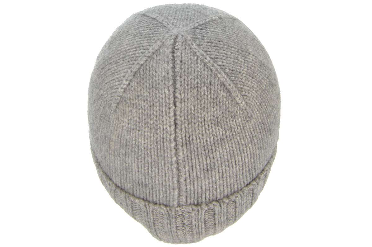 SEEBERGER Damen, Unisex Strick Mütze »Cashmere Aufschlagmütze 