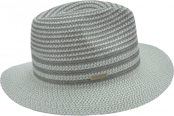 paper braid fedora with stripes 55724-0paper braid fedora with stripes 55724-0 aaa