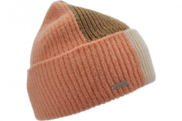 knit beanie turn-up and color block design 19634-0knit beanie turn-up and color block design 19634-0 aaa