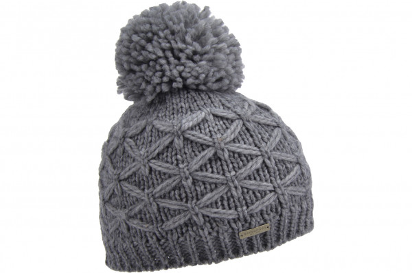 Strickmütze mit Garn PomPom und Zopfmuster 19410-4Strickmütze mit Garn PomPom und Zopfmuster 19410-4 aaa