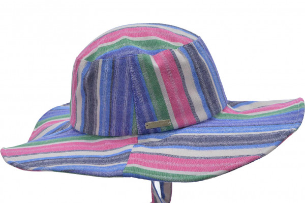 cotton-mix fabric floppy with colorful stripes 55826-0cotton-mix fabric floppy with colorful stripes 55826-0 aaa