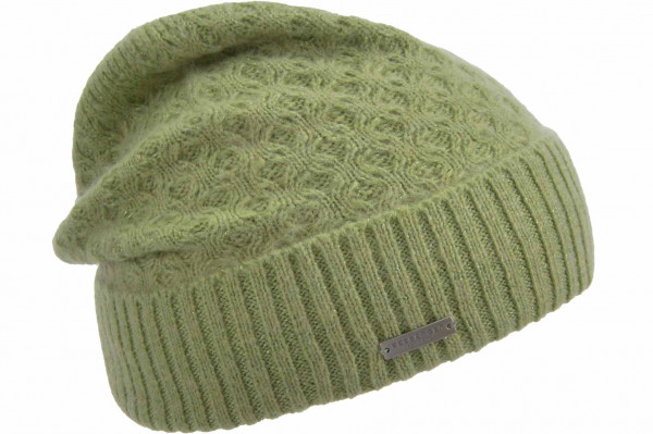 knit beani with turn up and shiny yarn19494-0knit beani with turn up and shiny yarn19494-0 aaa