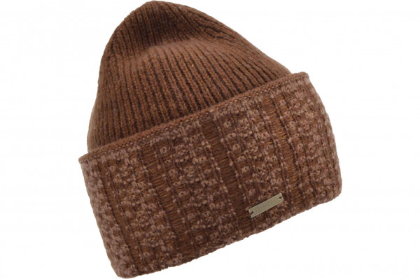 Strick Toque mit Aufschlag und farbigem Muster 19676-0Strick Toque mit Aufschlag und farbigem Muster 19676-0 aaa