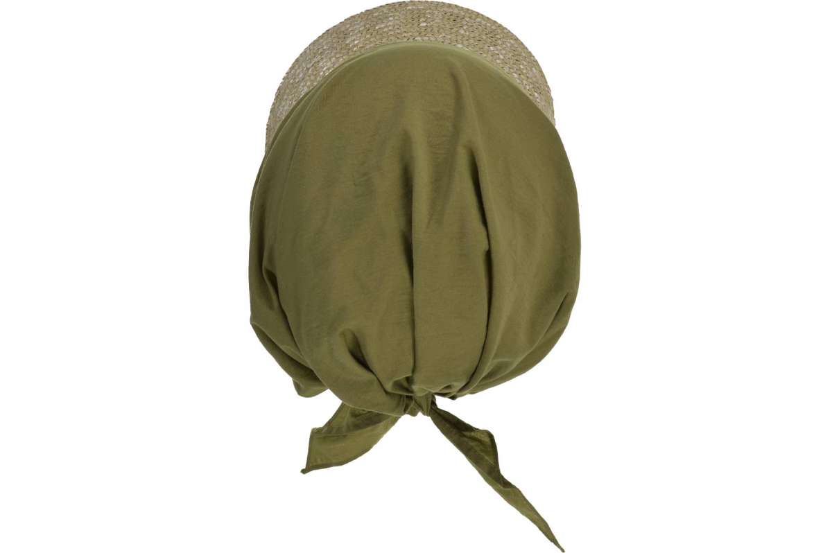 SEEBERGER women straw cap »wheat braid cap with fabric head