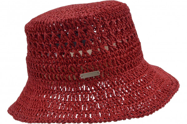 paperstraw bucket hat in fancy crochet pattern 55773-0paperstraw bucket hat in fancy crochet pattern 55773-0 aaa