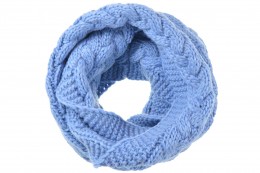 Strick Schlauchschal 64x27cm mit Zopfdetail 18958-0