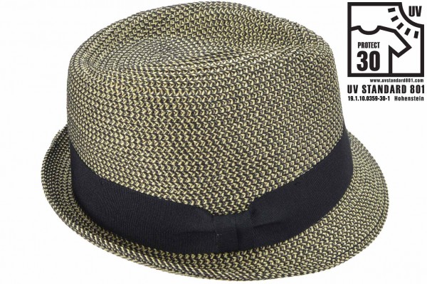 Papierstroh Mix Trilby mit Ripsband Umlage 54892-0Papierstroh Mix Trilby mit Ripsband Umlage 54892-0 aaa