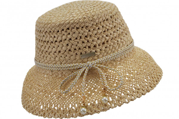 Papierstroh Fischerhut mit Kettendetail 55695-1Papierstroh Fischerhut mit Kettendetail 55695-1 aaa