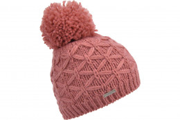 Strickmütze mit Garn PomPom und Zopfmuster 19410-4