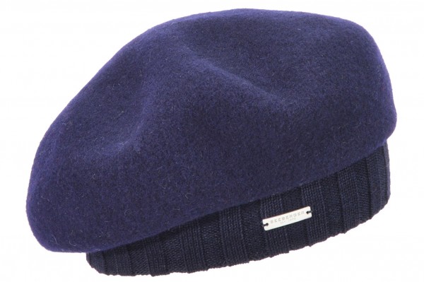 boiled wool beret with knit underheadpart 18055-0boiled wool beret with knit underheadpart 18055-0 aaa