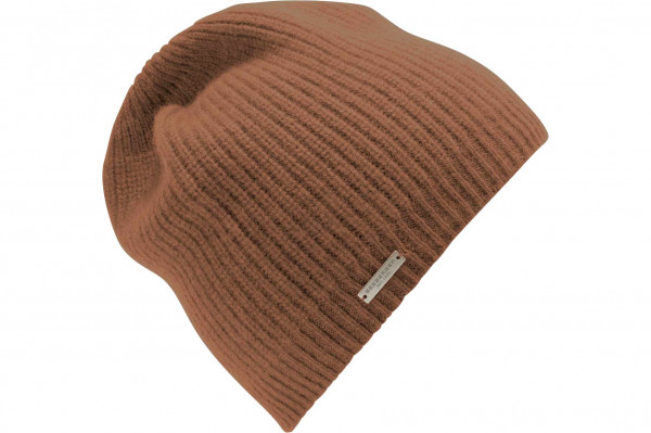 Cashmere Mütze in Rippenmuster 17827-2Cashmere Mütze in Rippenmuster 17827-2 kastanie Orig aaa