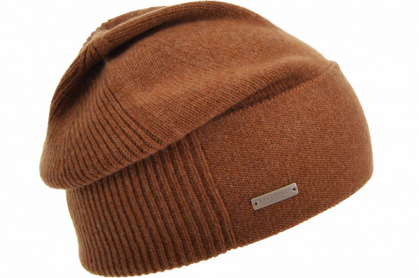 Cashmere Aufschlagmütze in flach und Rippenmuster 19143-0Cashmere Aufschlagmütze in flach und Rippenmuster 19143-0 aaa