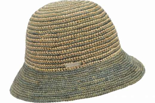 Marchen☆Berry raffia bucket hat SEEBERGER women straw hat »raffia crochet bucket hat with