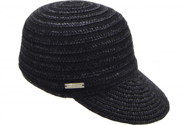 Strohborte Schirmmütze mit Ripseinsatz 55718-0Strohborte Schirmmütze mit Ripseinsatz 55718-0 aaa