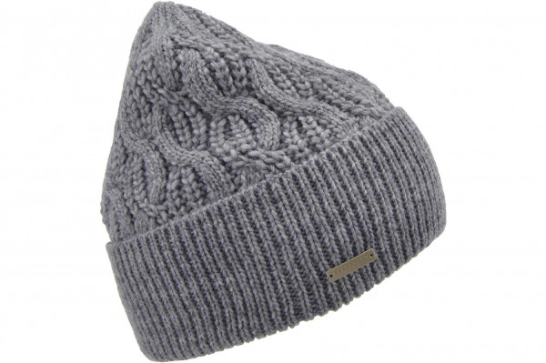 Strickmütze mit Aufschlag und Zopfmuster 19616-2Strickmütze mit Aufschlag und Zopfmuster 19616-2 aaa