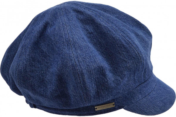 denim fabric balloon cap with fake fur detail 19755-0denim fabric balloon cap with fake fur detail 19755-0 aaa