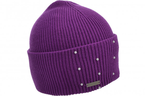 Strick Toque mit Perlendekoration 19452-0Strick Toque mit Perlendekoration 19452-0 aaa