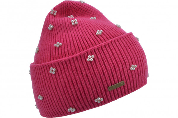 Strickmütze mit Aufschlag und Perlen Schmuck 19701-0Strickmütze mit Aufschlag und Perlen Schmuck 19701-0 aaa