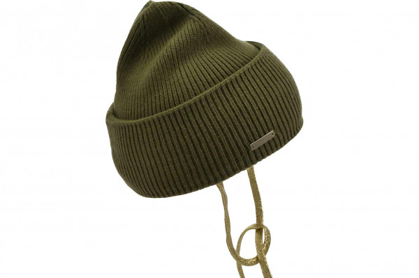 Strick Toque mit Aufschlag und Schimmerband 19684-0Strick Toque mit Aufschlag und Schimmerband 19684-0 aaa